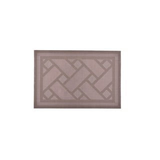 Tmavobéžové látkové prestieranie 2 ks 30x45 cm Geom - JAHU collections