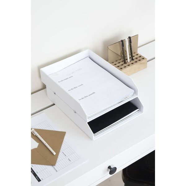 Kartónové organizéry na dokumenty v súprave 2 ks Hakan – Bigso Box of Sweden-image-1