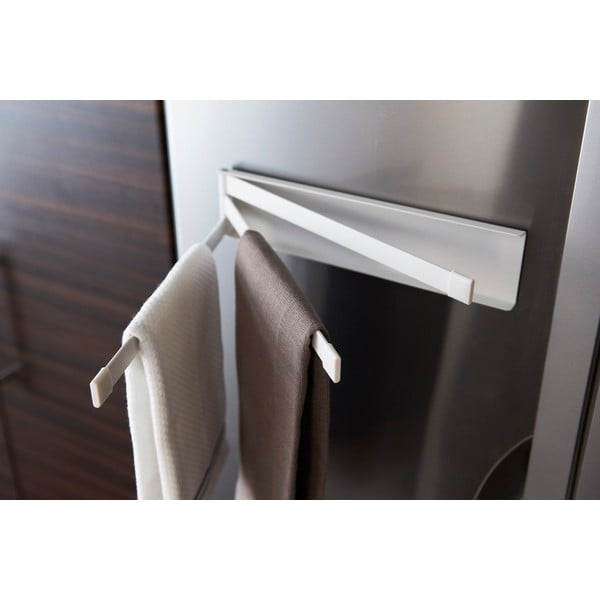 Biely magnetický výklopný držiak na utierky YAMAZAKI Tower-image-1