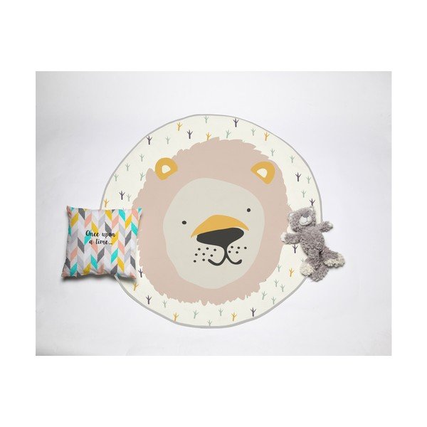 Detský koberec Little Nice Things Lion, ⌀ 120 cm-image-3