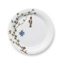 Biely porcelánový tanier s vianočným motívom ø 27 cm Hammershøi Christmas – Kähler Design