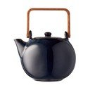 Tmavomodrá keramická kanvica na čaj so sitkom 1,2 l Gastro Blue – Bitz