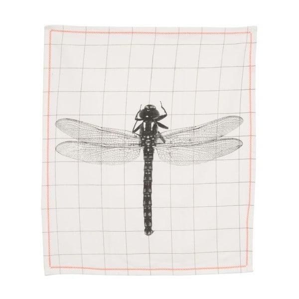 Kuchynská utierka Grid Dragonfly, 55x65 cm