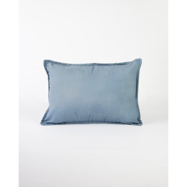 Modrý vankúš Surdic Lino, 35 x 50 cm-image-1