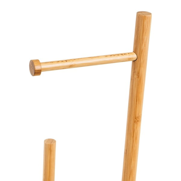 Bambusový stojan na toaletný papier v prírodnej farbe – Casa Selección-image-1