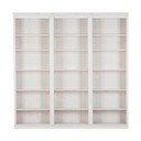 Biela knižnica z borovicového dreva 222x223 cm Anita – Støraa