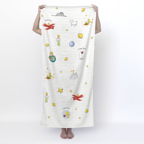 Biela detská osuška 70x150 cm Son monde – Mr. Fox-image-1