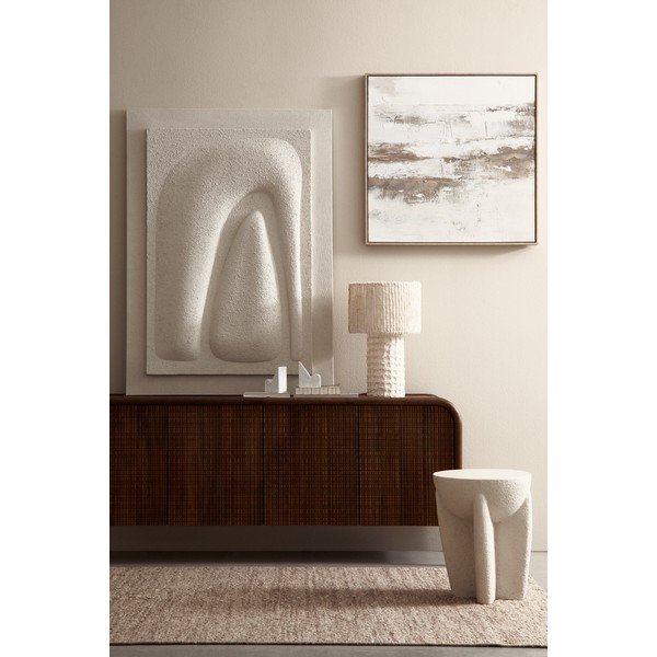 Obraz s ručne maľovanými prvkami s rámom/na plátne 85x85 cm Bold – Bizzotto-image-1