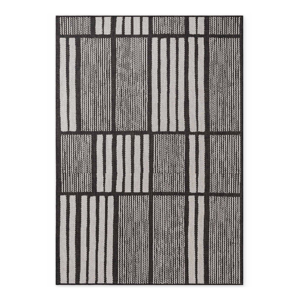Čierny/krémovobiely vnútorný a vonkajší koberec 120x170 cm Haringey Allington – Ted Baker