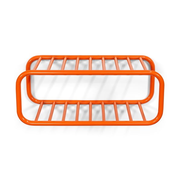 Oranžová kovová závesná skrinka na topánky 72x28x35 cm Retro – Spinder Design-image-2