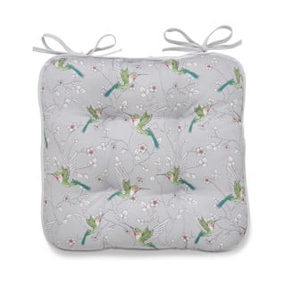Sivý bavlnený sedák Cooksmart ® Hummingbirds