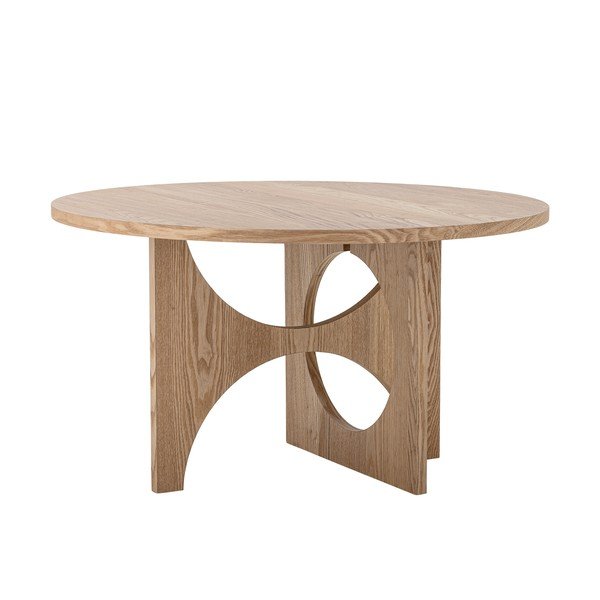 Okrúhly konferenčný stolík v dekore jedľa v prírodnej farbe ø 80 cm Alden – Bloomingville