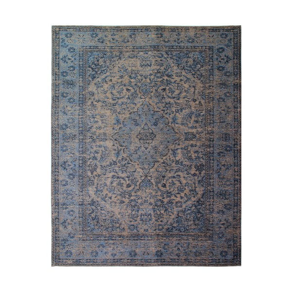 Modrý ručne tkaný koberec Flair Rugs Palais, 200 × 290 cm