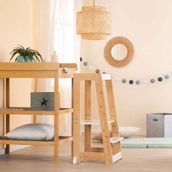 Biela bambusová učiaca veža – Roba-image-1