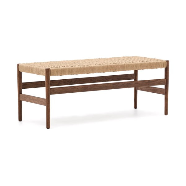 Lavica v hnedo-prírodnej farbe Zaide – Kave Home-image-3