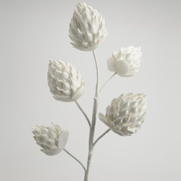 Kvetinová dekorácia White Artichoke