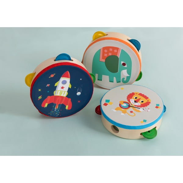 Hudobná hračka Tambourine Animal Band – Rex London-image-4