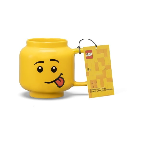 Žltý keramický detský hrnček 530 ml Head - LEGO®-image-3