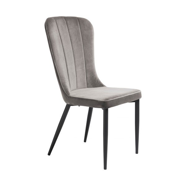 Sivá jedálenská stolička Unique Furniture Hudson