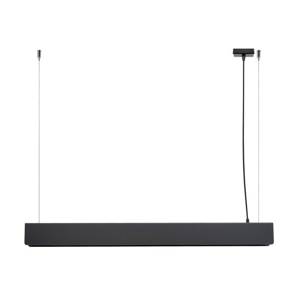 Čierne kovové LED závesné svietidlo Nebula – Sollux