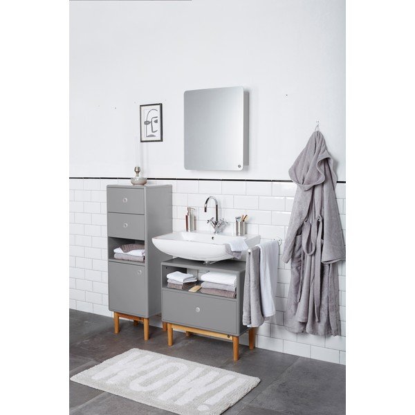 Sivá skrinka pod umývadlo 66x45 cm Color Bath – Tom Tailor-image-3
