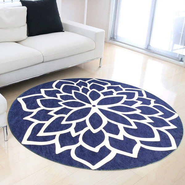 Koberec Vitauss Lorda, ⌀ 80 cm-image-1