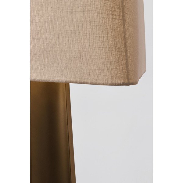 Stojacia lampa v zlatej farbe s textilným tienidlom (výška  151 cm) Tripura – Bizzotto-image-3