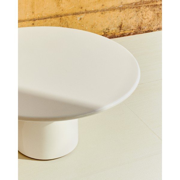 Betónový okrúhly Záhradný konferenčný stolík ø 85 cm Albanella – Kave Home-image-3