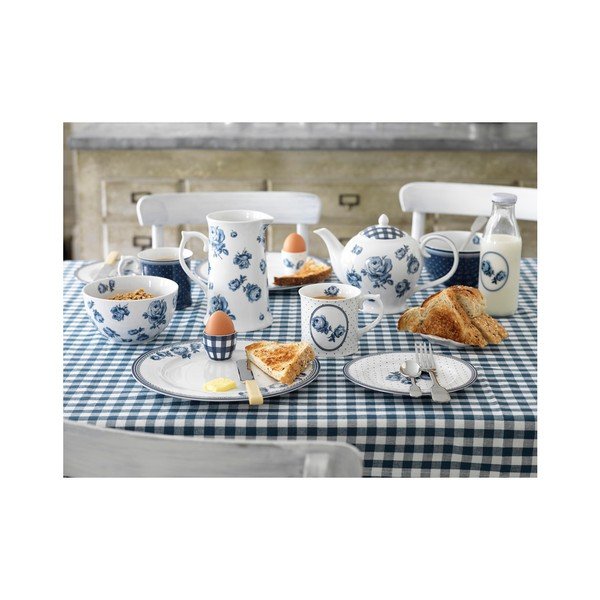 Porcelánový hrnček s tanierikom Creative Tops Vintage Indigo, 200 ml-image-4