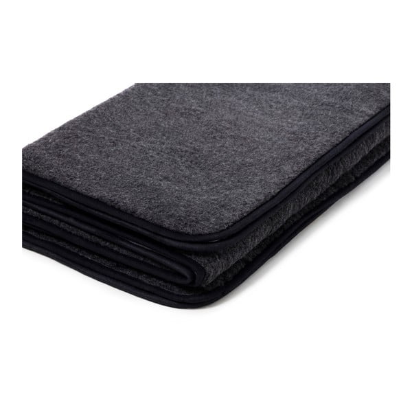 Čierna vlnená deka Royal Dream Merino Wool Quilt, 160 × 200 cm