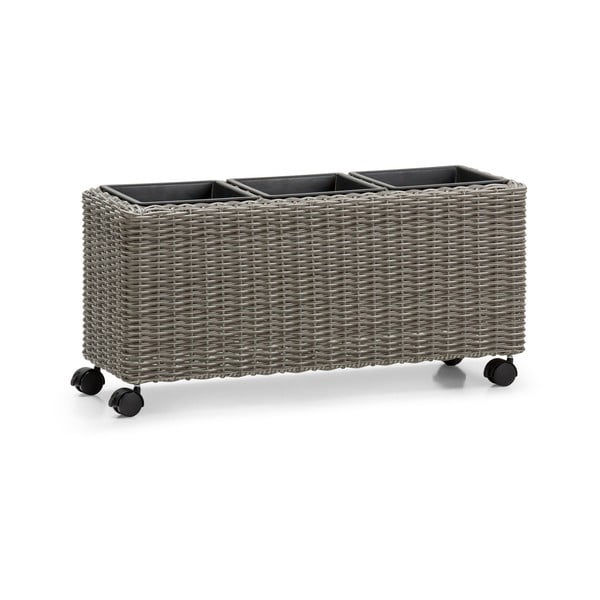 Sivý záhradný kvetináč Bonami Essentials Natural-image-2