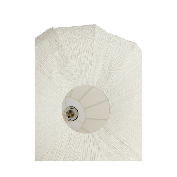 Krémovobiele závesné svietidlo s papierovým tienidlom ø 10 cm Sarella – Light & Living-image-4