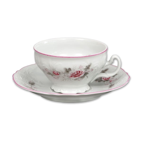 Porcelánová súprava na čaj s ružičkami Thun Bernadotte-image-1