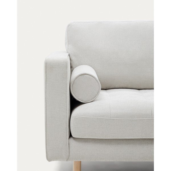 Ženilková pohovka sivobéžová 222 cm Debra – Kave Home-image-4