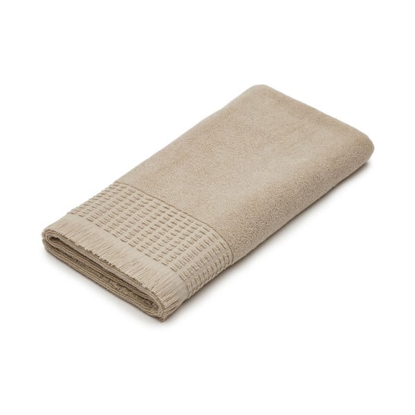 Béžový bavlnený uterák 70x140 cm Veta - Kave Home
