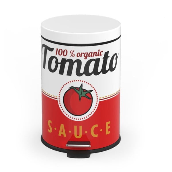 Pedálový odpadkový kôš Tomato Sauce, 5 l