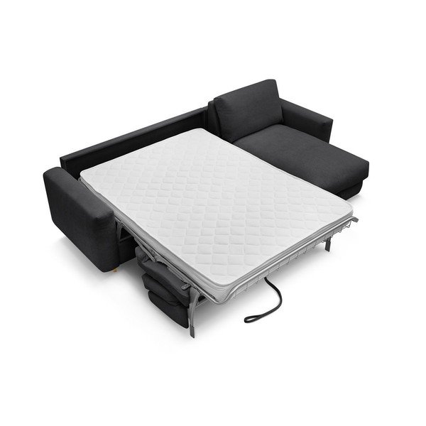 Čierna rohová pohovka Nouveau Cocoone – Bobochic Paris-image-4