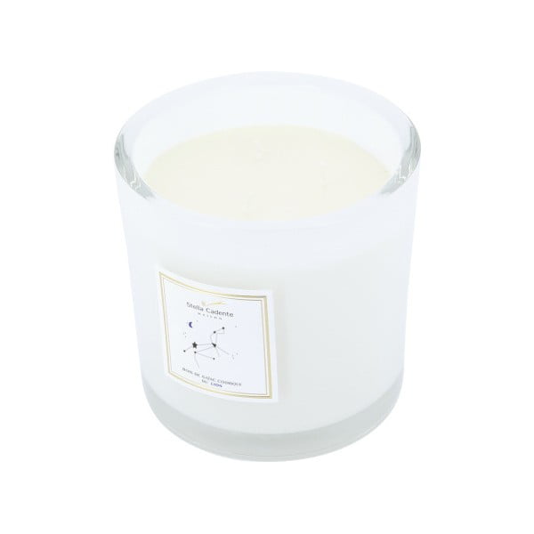 Vonná sviečka v bielom skle s vôňou vanilky Stella Cadente Lev