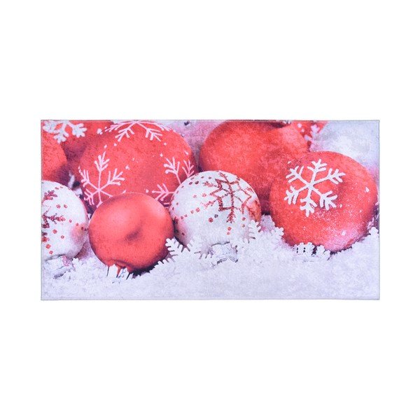 Červeno-biely koberec Vitaus Decorations, 50 × 80 cm-image-1