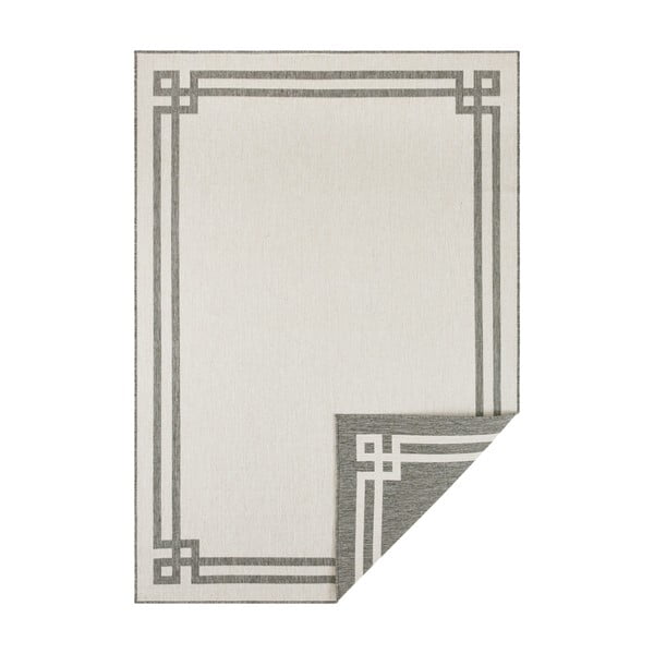 Sivo-krémový vonkajší koberec NORTHRUGS Manito, 160 x 230 cm