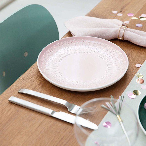 Bielo-ružový porcelánový tanier Villeroy & Boch Blossom, ⌀ 24 cm-image-4