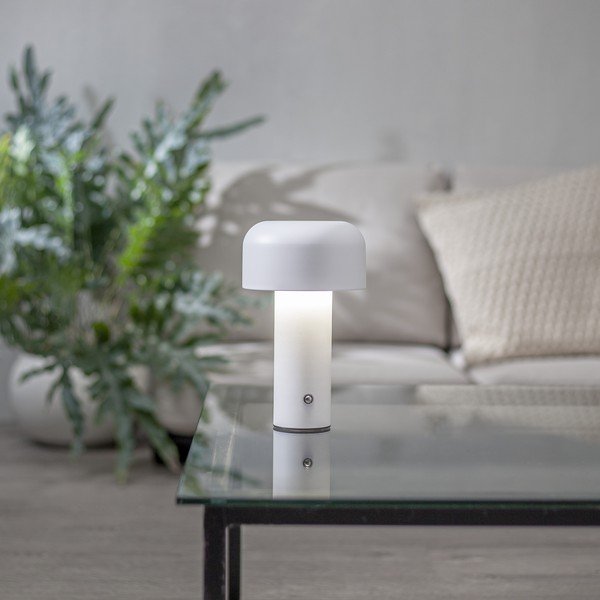 Biela LED stolná lampa (výška 21,5 cm) Bobby – Star Trading-image-1