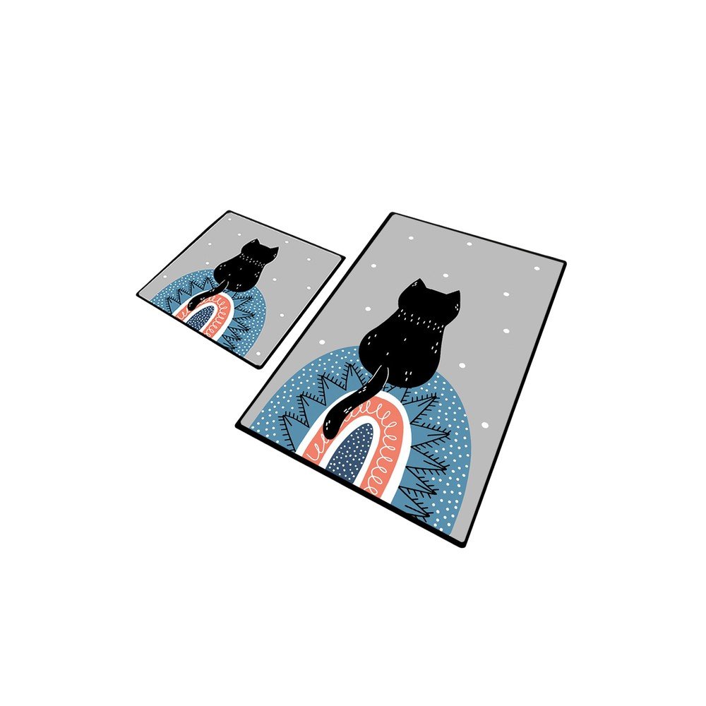 Kúpeľňové predložky v súprave 2 ks 60x100 cm Waiten – Foutastic