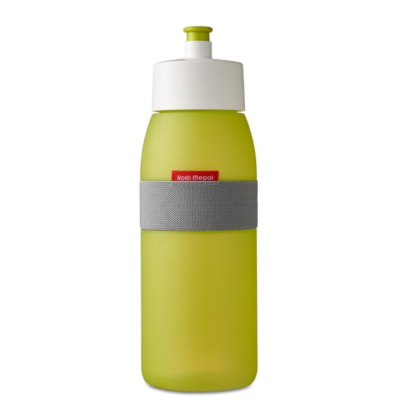 Limetkovozelená fľaša na vodu Rosti Mepal Ellipse Sports, 500 ml