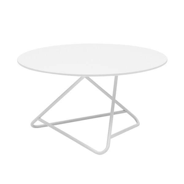 Biely stôl Softline Tribeca,  ⌀  75 cm