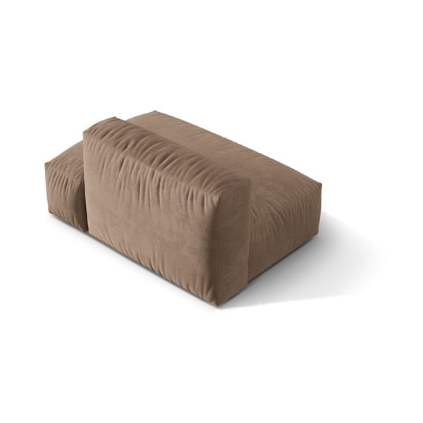 Svetlohnedý zamatový modul pohovky (pravý roh) Martina – Micadoni -image-2