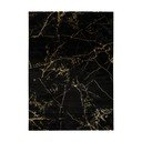 Čierny koberec Universal Gold Marble, 140 x 200 cm