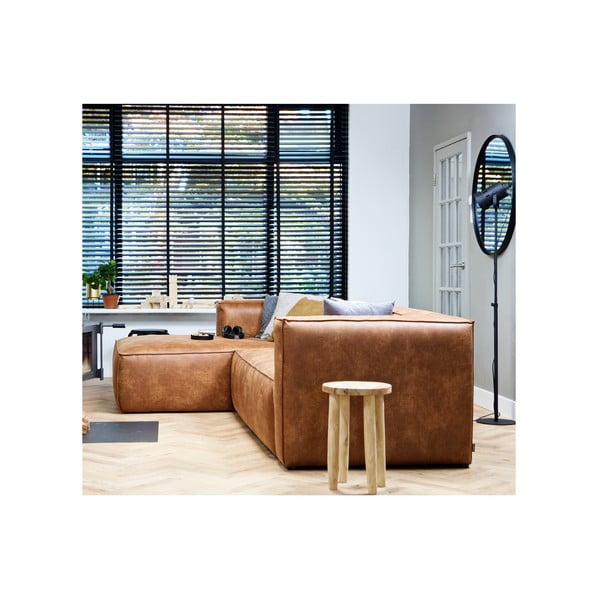 Nástenné zrkadlo s čiernym rámom WOOOD Lauren, Ø 80 cm-image-3