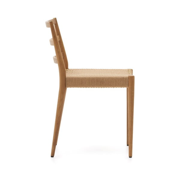 Jedálenská stolička z dubového dreva v prírodnej farbe v súprave 2 ks Analy – Kave Home-image-4