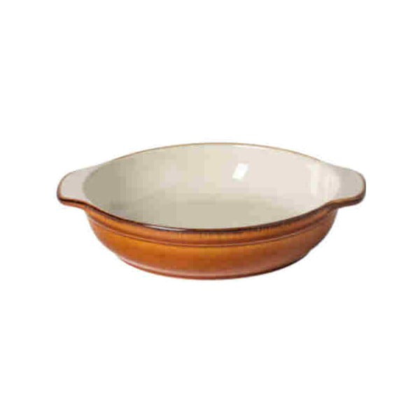 Servírovacia miska z kameniny v tehlovo-béžovej farbe Poterie – Casafina